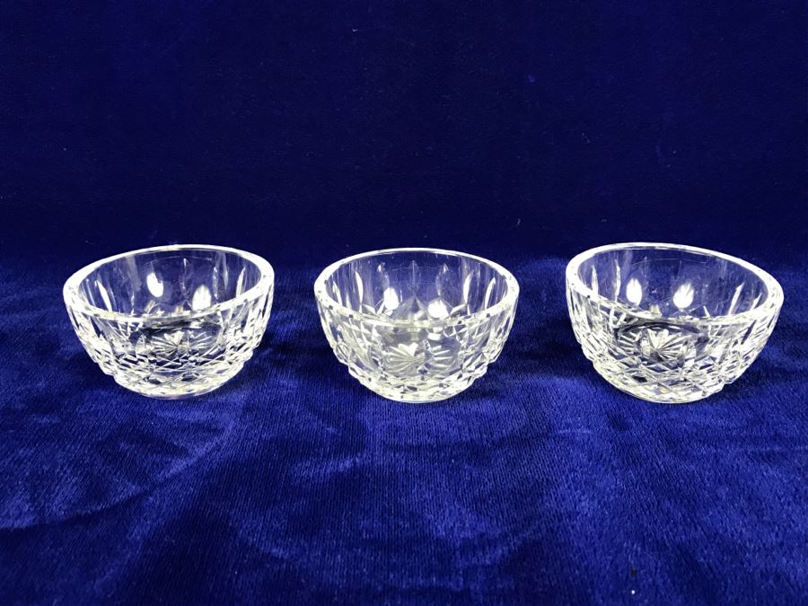Set Of 3 Waterford Cut Crystal Bowls [Photo 3]
