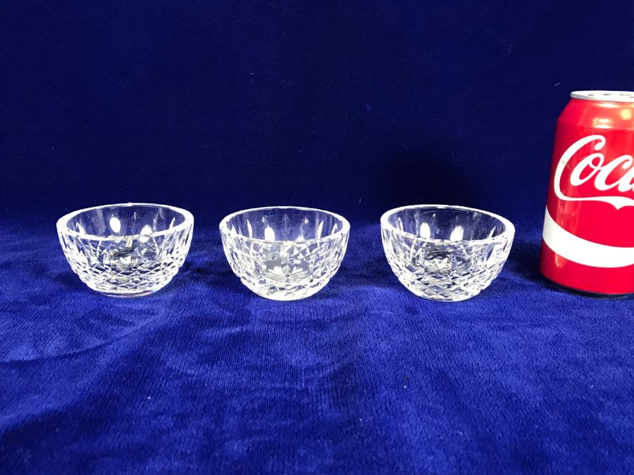 Set Of 3 Waterford Cut Crystal Bowls [Photo 1]
