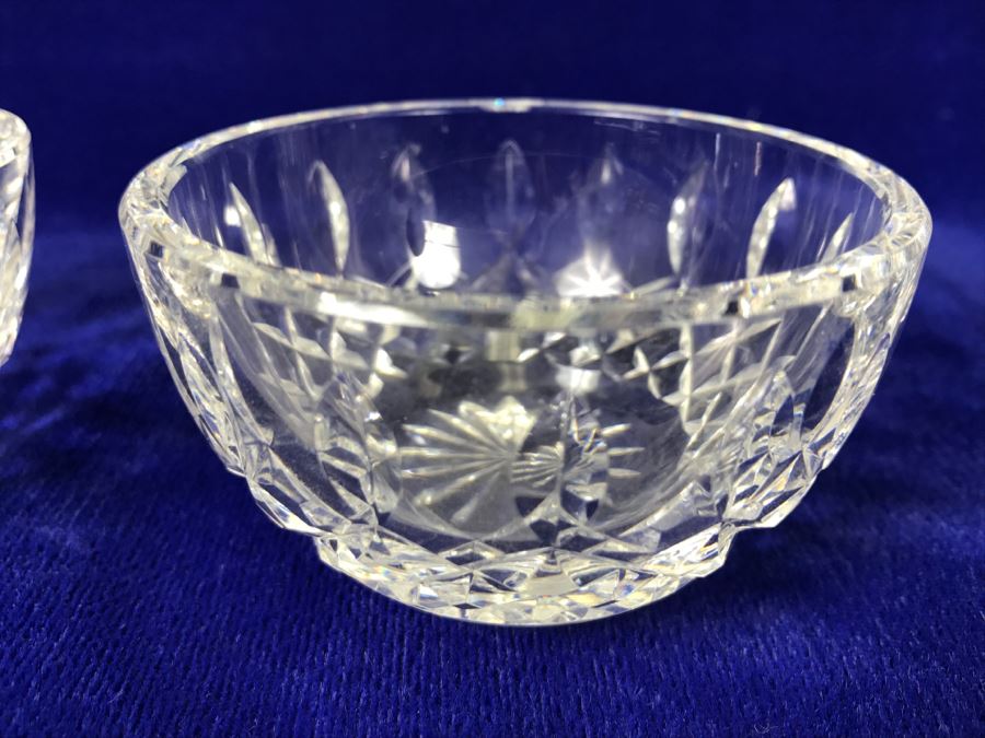 Set Of 3 Waterford Cut Crystal Bowls