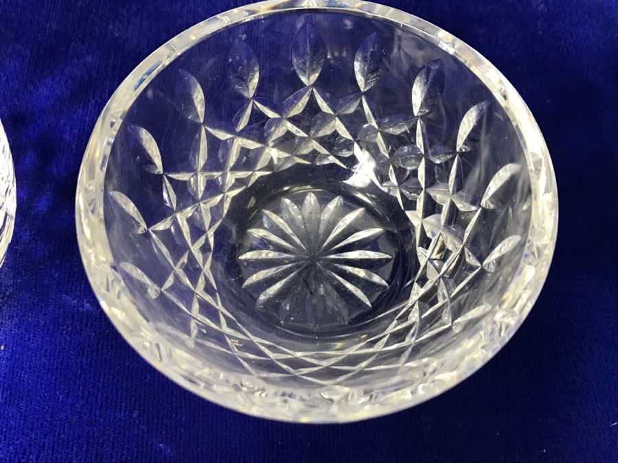 Set Of 3 Waterford Cut Crystal Bowls