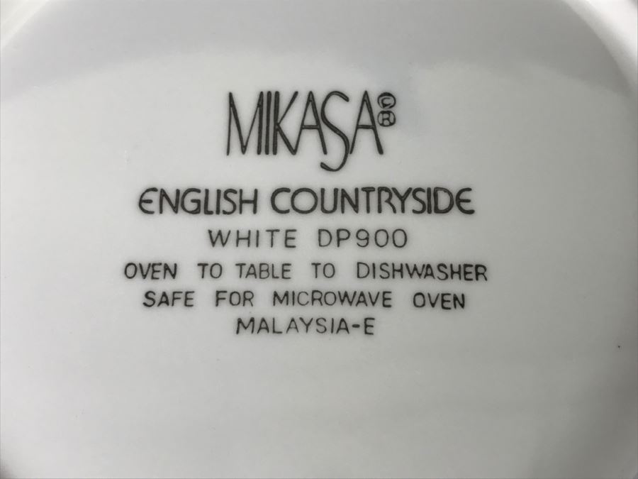 Large Set Of China By MIKASA English Countryside White DP900 [Photo 2]