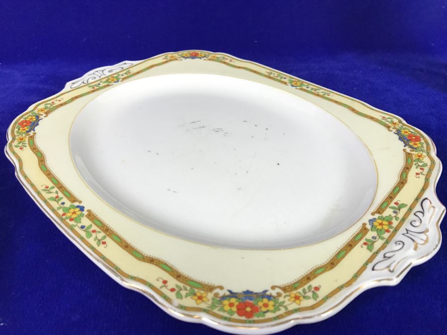 (2) Vintage China Serving Platters W. H. Grindley & Co Windsor Ivory ...