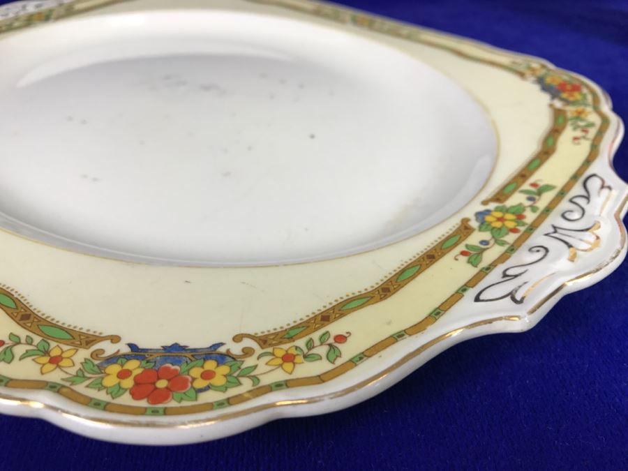 (2) Vintage China Serving Platters W. H. Grindley & Co Windsor Ivory England And Homer Laughlin Empress [Photo 6]