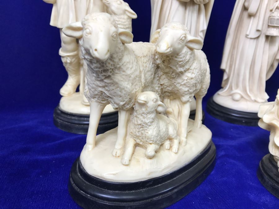 Set Of Large Nativity Scene Figurines By Bianchi G. Ruggeri Made In Italy [Photo 15]