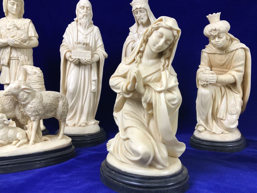 Set Of Large Nativity Scene Figurines By Bianchi G. Ruggeri Made In Italy [Photo 25]