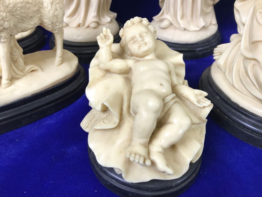 Set Of Large Nativity Scene Figurines By Bianchi G. Ruggeri Made In Italy [Photo 10]