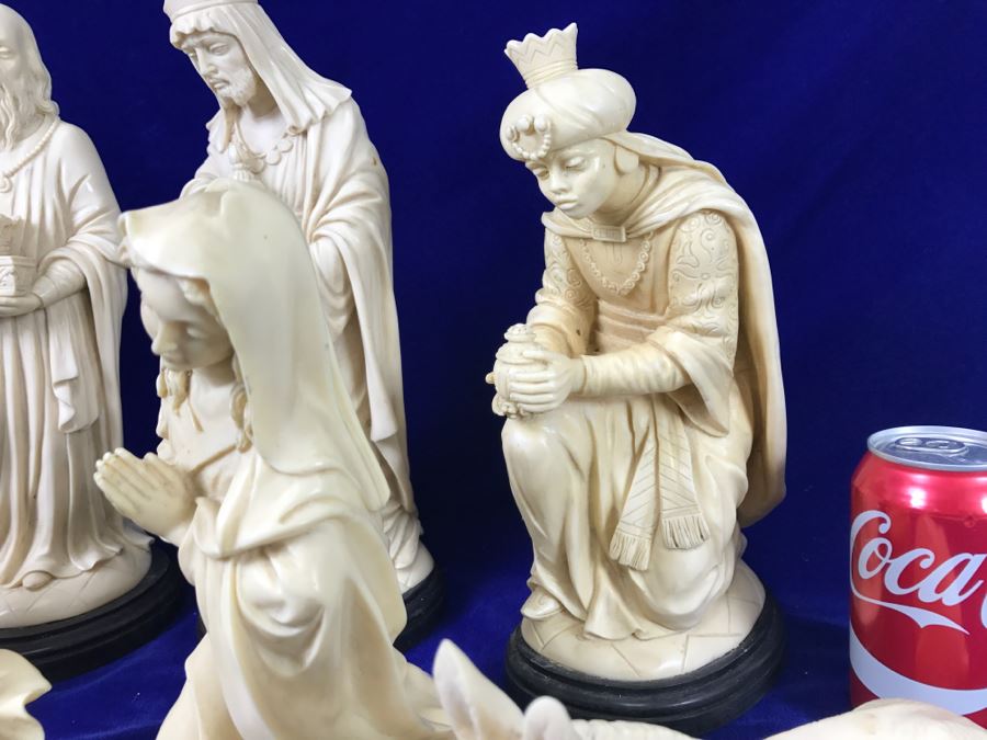 Set Of Large Nativity Scene Figurines By Bianchi G. Ruggeri Made In Italy [Photo 17]