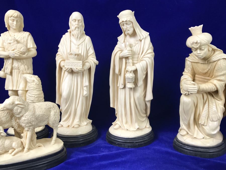 Set Of Large Nativity Scene Figurines By Bianchi G. Ruggeri Made In Italy [Photo 26]
