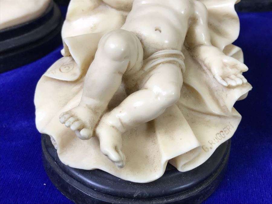 Set Of Large Nativity Scene Figurines By Bianchi G. Ruggeri Made In Italy [Photo 23]