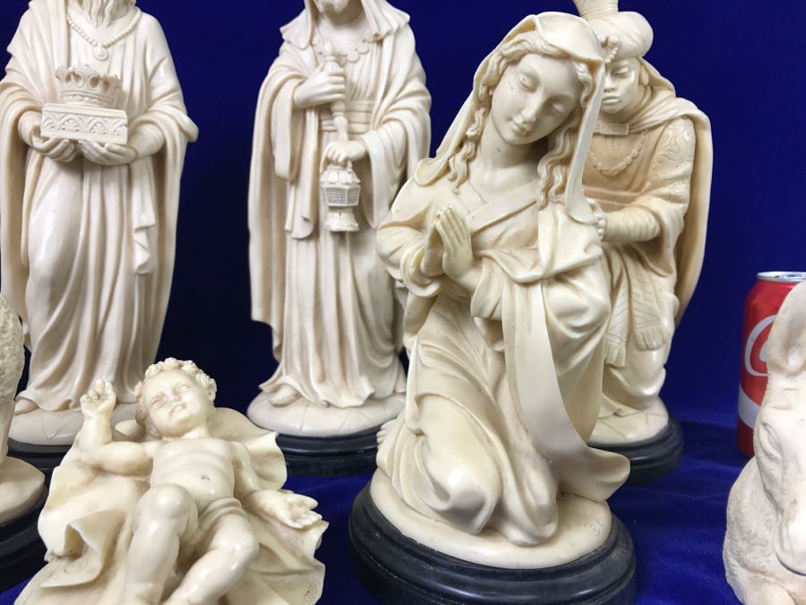 Set Of Large Nativity Scene Figurines By Bianchi G. Ruggeri Made In Italy [Photo 11]
