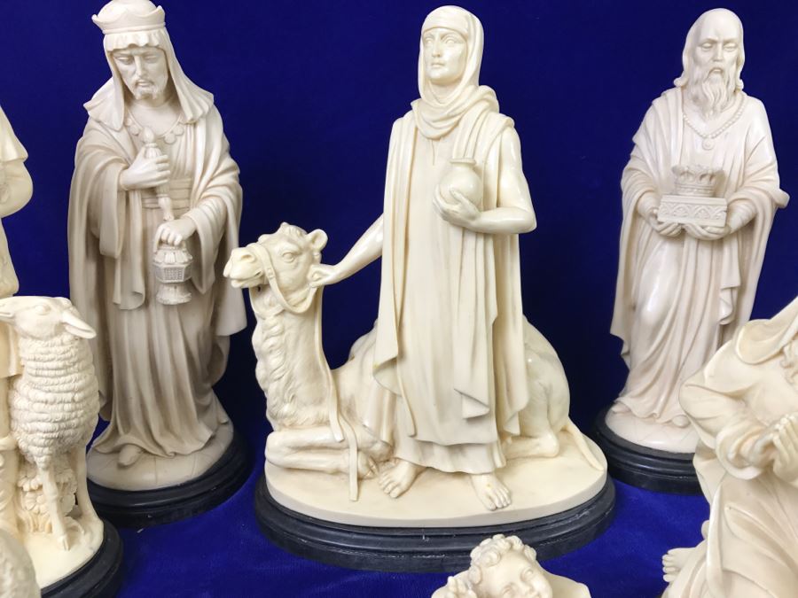 Set Of Large Nativity Scene Figurines By Bianchi G. Ruggeri Made In Italy [Photo 5]