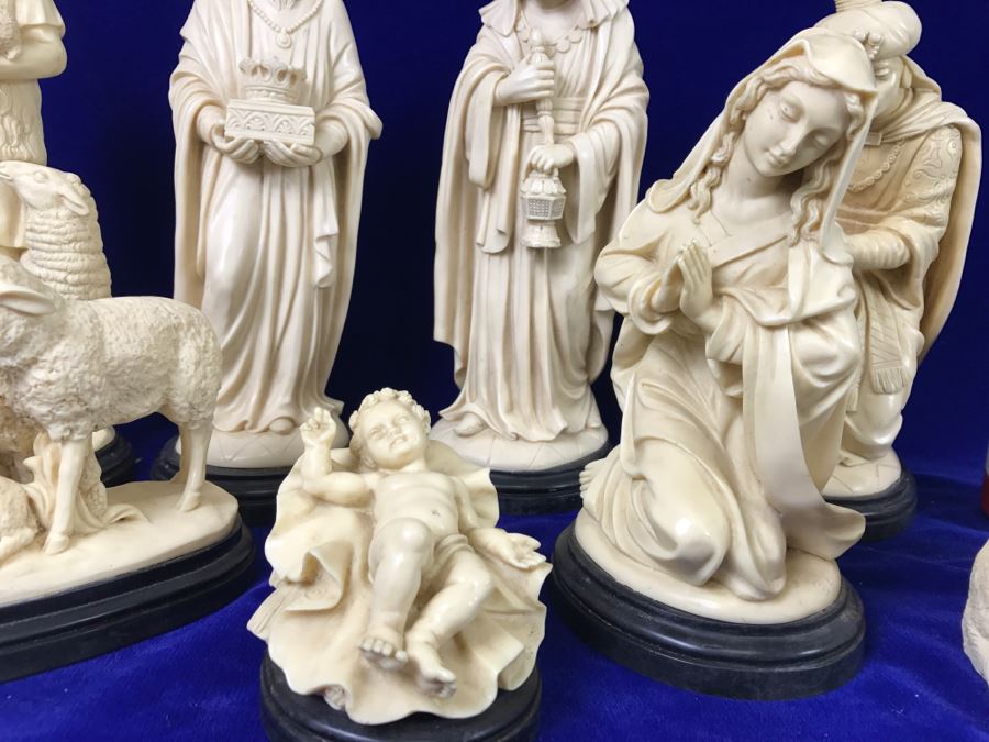 Set Of Large Nativity Scene Figurines By Bianchi G. Ruggeri Made In Italy [Photo 9]