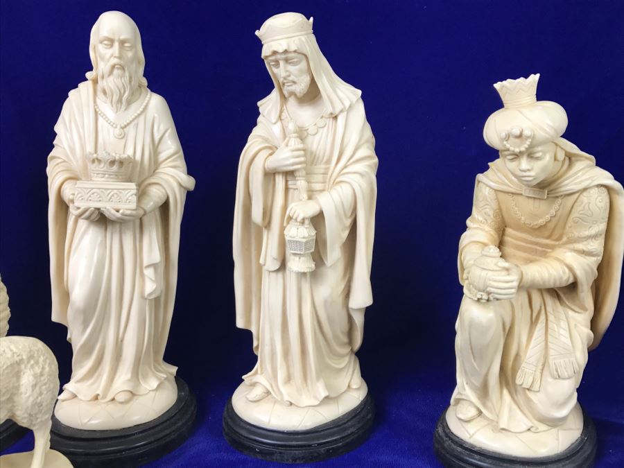 Set Of Large Nativity Scene Figurines By Bianchi G. Ruggeri Made In Italy [Photo 27]