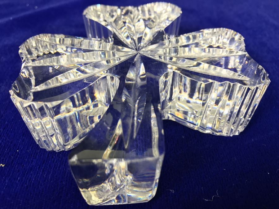 Waterford Crystal Shamrock 3 Leaf Clover [Photo 5]