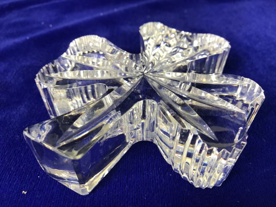 Waterford Crystal Shamrock 3 Leaf Clover [Photo 2]