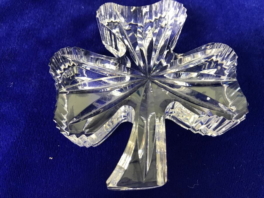 Waterford Crystal Shamrock 3 Leaf Clover [Photo 4]