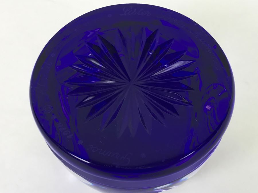 Schmid Cobalt Blue and White Sister Berta Hummel Paperweight France [Photo 8]