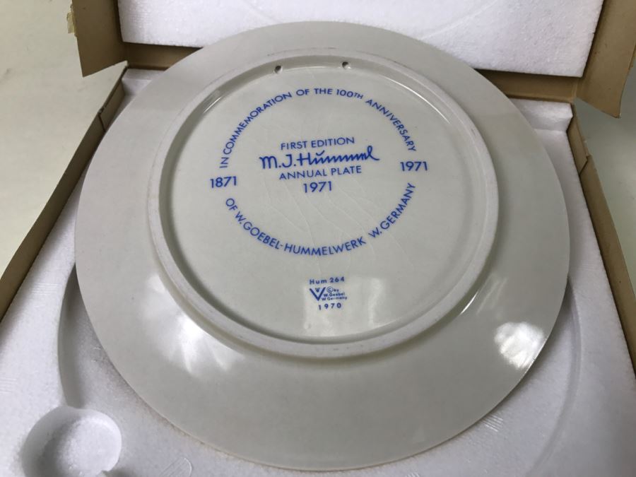 (13) Collection Of M.J. Hummel Plates From 1971-1985 In Original Boxes [Photo 5]