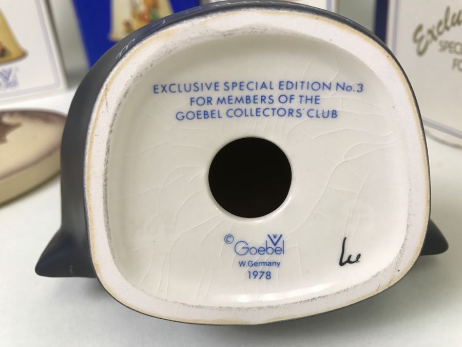 Collection Of Hummel Items Including Exclusive Special Edition No. 3 For Collectors Club, Bells And Collector's Club Member Plaque [Photo 19]