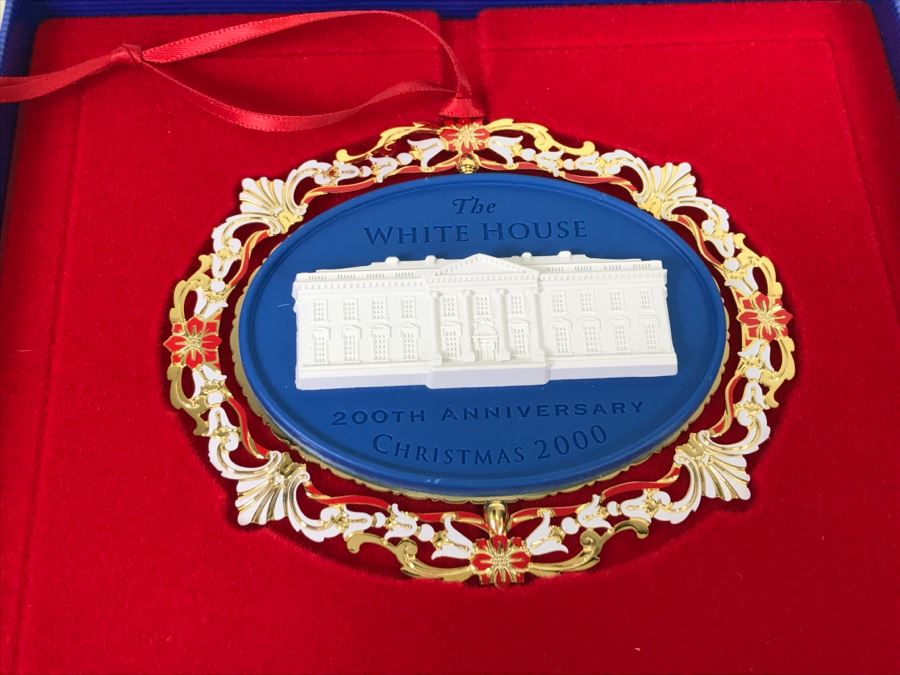 Huge Collection Of Collectible Ornaments Mainly The White House Historical Association Plus Hand Painted Hotel Del Coronado Ornament By Debby Reeves [Photo 22]