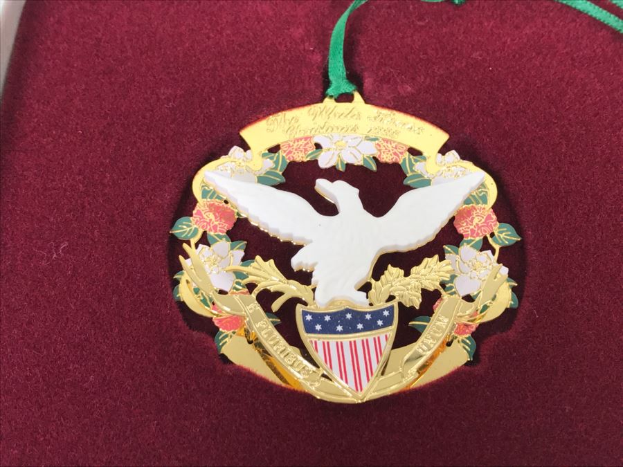Huge Collection Of Collectible Ornaments Mainly The White House Historical Association Plus Hand Painted Hotel Del Coronado Ornament By Debby Reeves [Photo 23]
