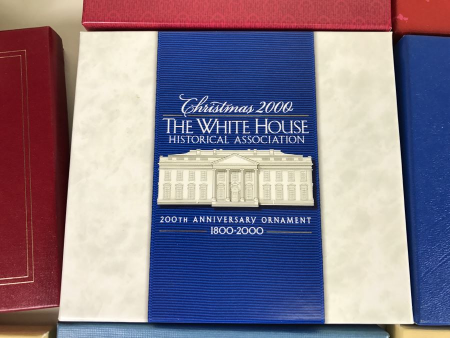 Huge Collection Of Collectible Ornaments Mainly The White House Historical Association Plus Hand Painted Hotel Del Coronado Ornament By Debby Reeves [Photo 6]