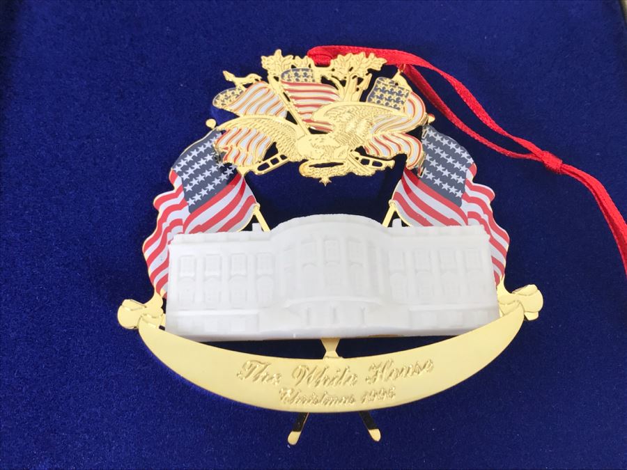 Huge Collection Of Collectible Ornaments Mainly The White House Historical Association Plus Hand Painted Hotel Del Coronado Ornament By Debby Reeves [Photo 19]