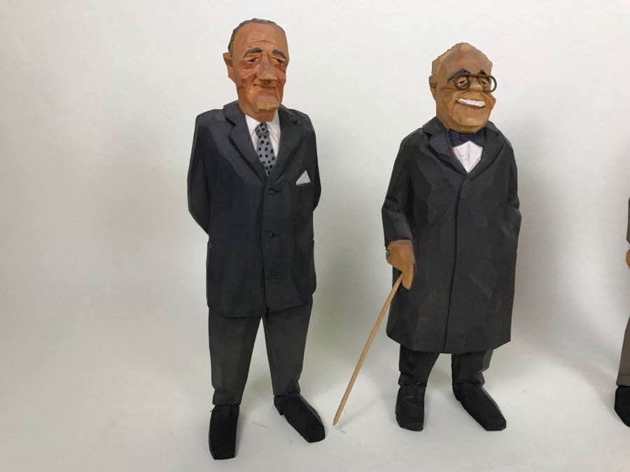 Carved Wooden Political Figures Statues Made In Germany [Photo 9]