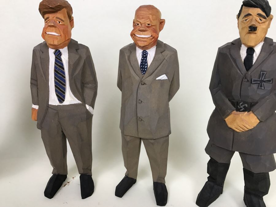 Carved Wooden Political Figures Statues Made In Germany [Photo 6]