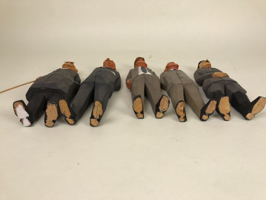 Carved Wooden Political Figures Statues Made In Germany [Photo 11]