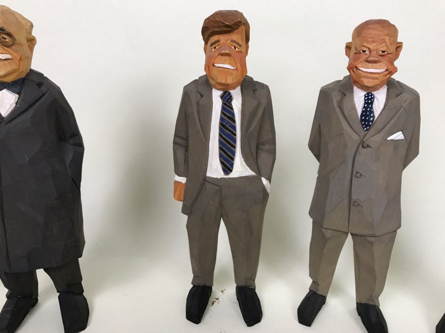 Carved Wooden Political Figures Statues Made In Germany [Photo 7]