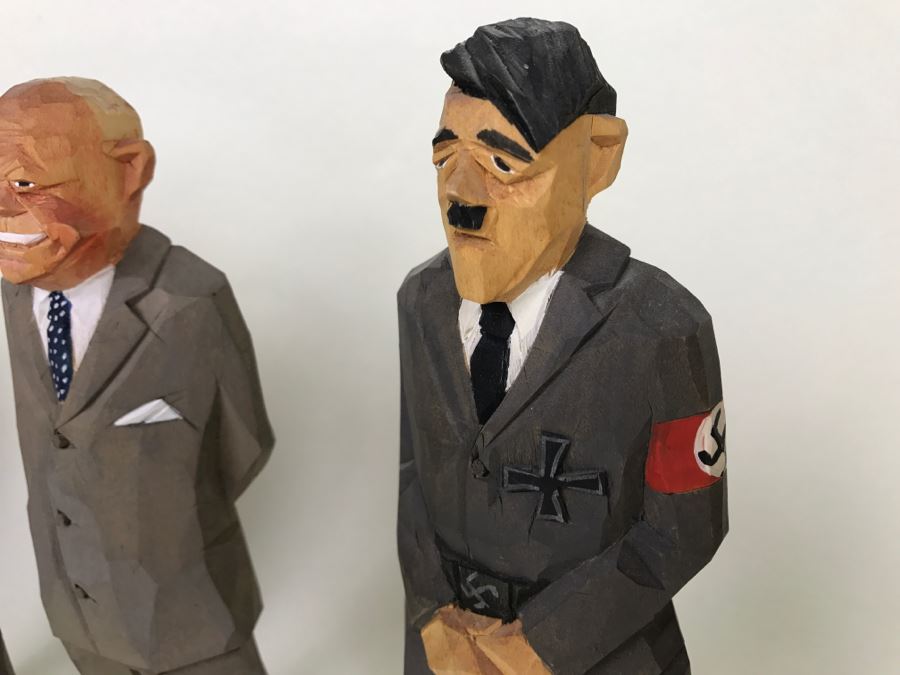Carved Wooden Political Figures Statues Made In Germany [Photo 5]