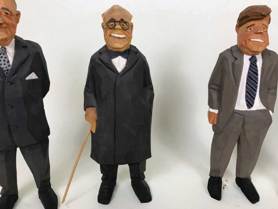 Carved Wooden Political Figures Statues Made In Germany [Photo 8]