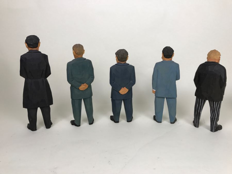 Carved Wooden Political Figures Statues Made In Germany [Photo 18]