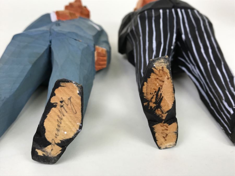 Carved Wooden Political Figures Statues Made In Germany [Photo 22]