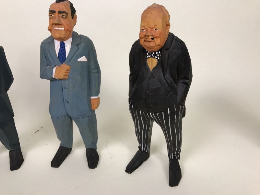 Carved Wooden Political Figures Statues Made In Germany [Photo 13]