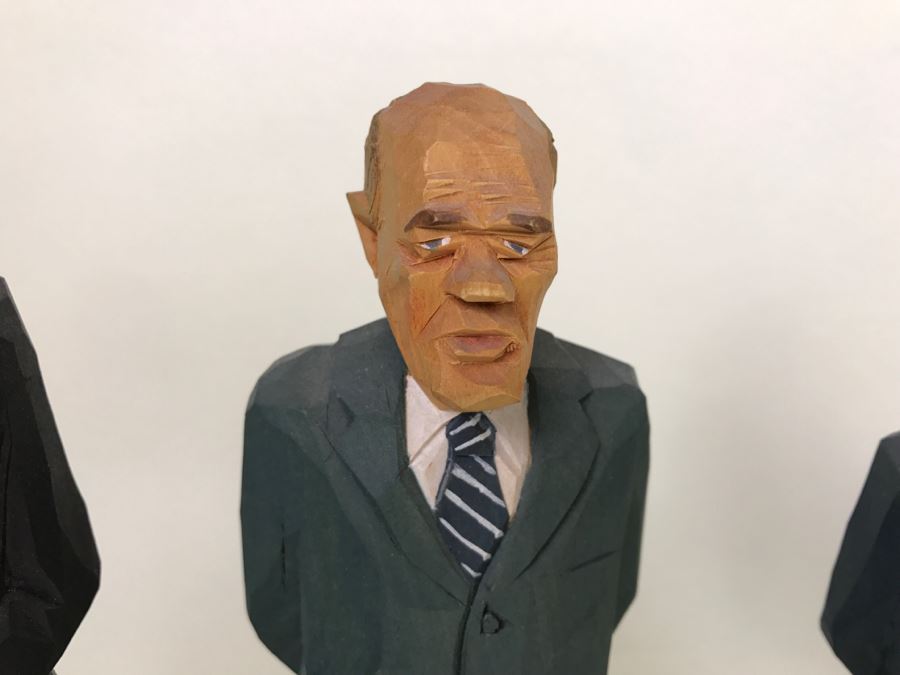 Carved Wooden Political Figures Statues Made In Germany [Photo 9]