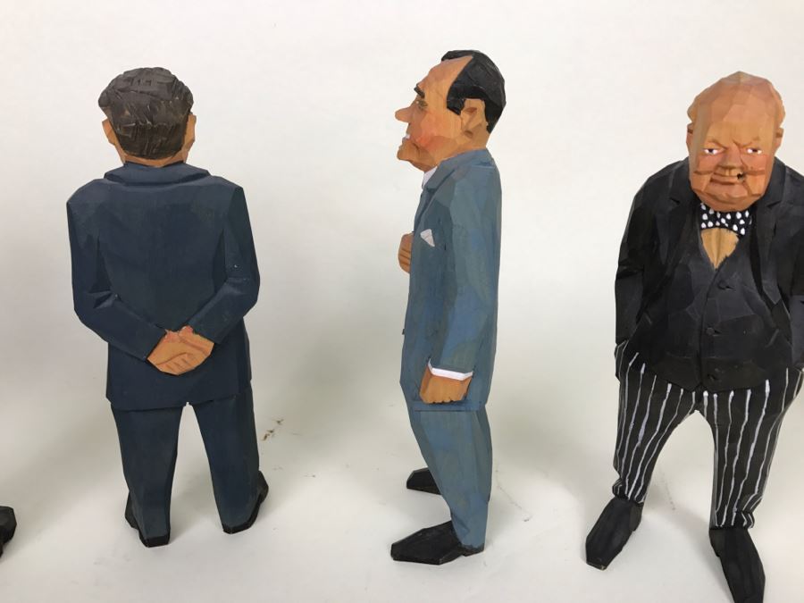 Carved Wooden Political Figures Statues Made In Germany [Photo 17]