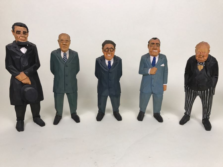 Carved Wooden Political Figures Statues Made In Germany [Photo 5]