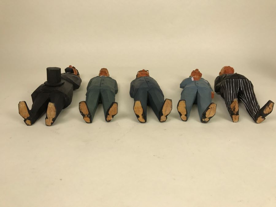 Carved Wooden Political Figures Statues Made In Germany [Photo 19]