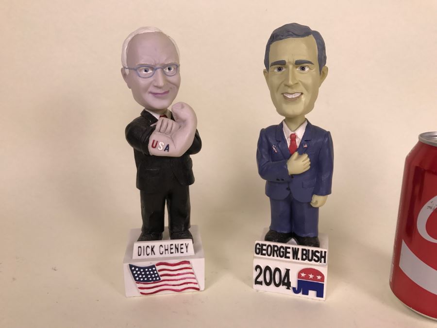 Political Bobbleheads 2004 George W. Bush And Dick Cheney [Photo 1]