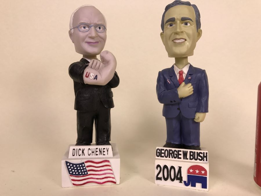 Political Bobbleheads 2004 George W. Bush And Dick Cheney [Photo 2]