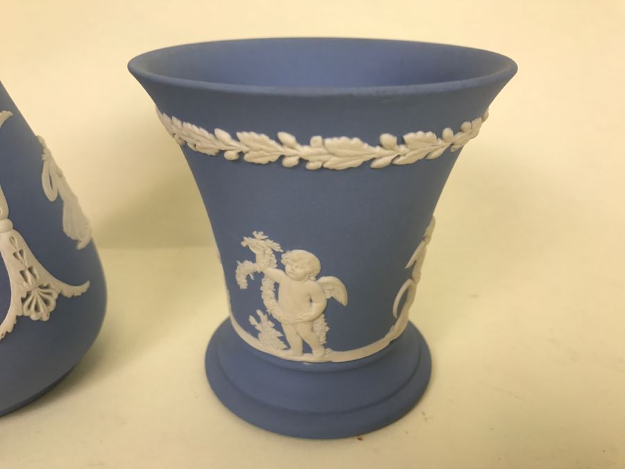 (2) Blue And White Wedgwood Made In England [Photo 3]