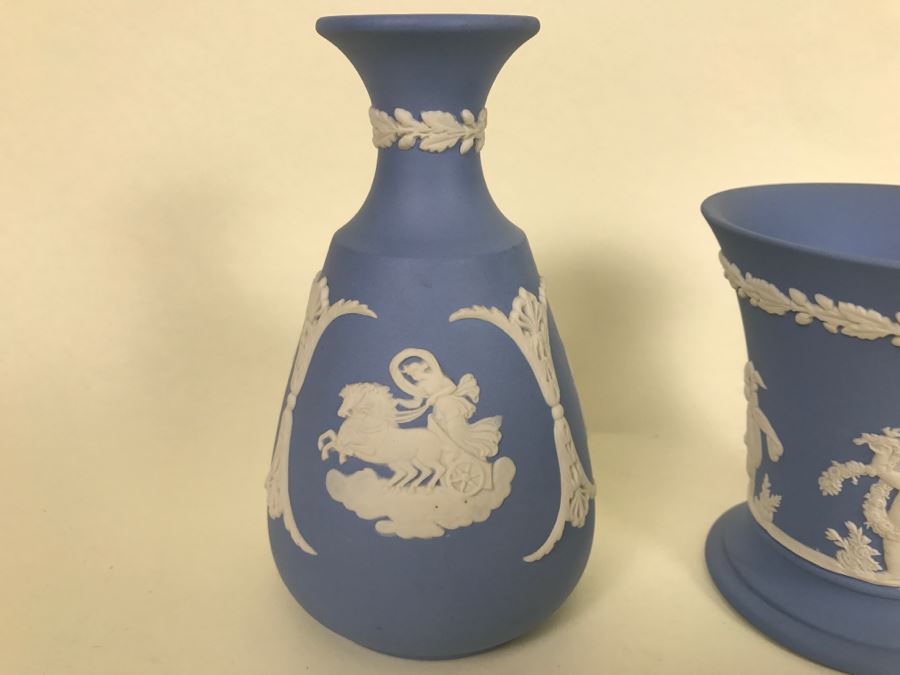 (2) Blue And White Wedgwood Made In England [Photo 4]