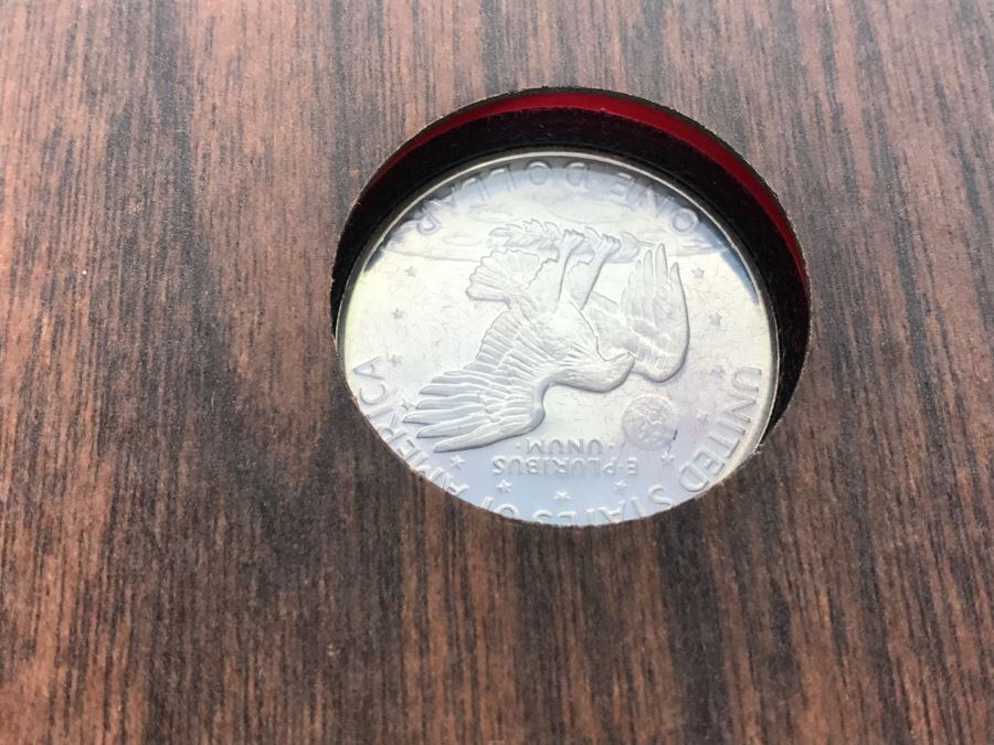 Set Of (3) Eisenhower United States Proof Dollars (2) 1972 And (1) 1973 Packaged By U.S. Mint [Photo 8]