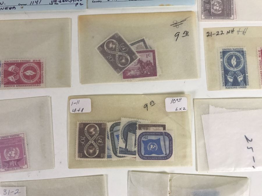 Large Mint Stamp Collection Mainly United Nations Stamps [Photo 18]