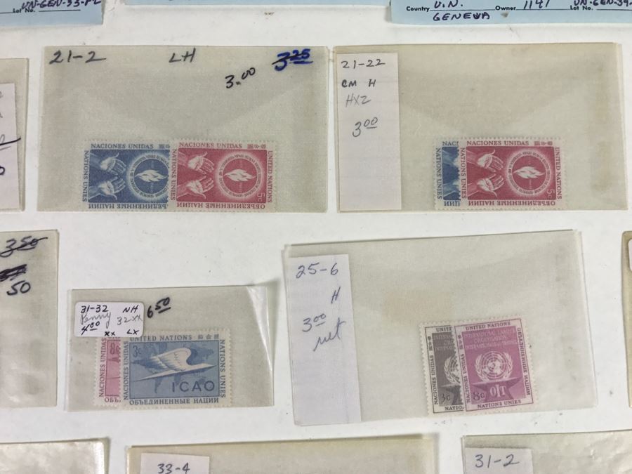 Large Mint Stamp Collection Mainly United Nations Stamps [Photo 17]