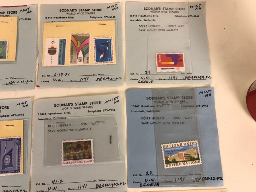 Large Mint Stamp Collection Mainly United Nations Stamps [Photo 10]