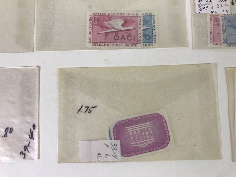 Large Mint Stamp Collection Mainly United Nations Stamps [Photo 23]