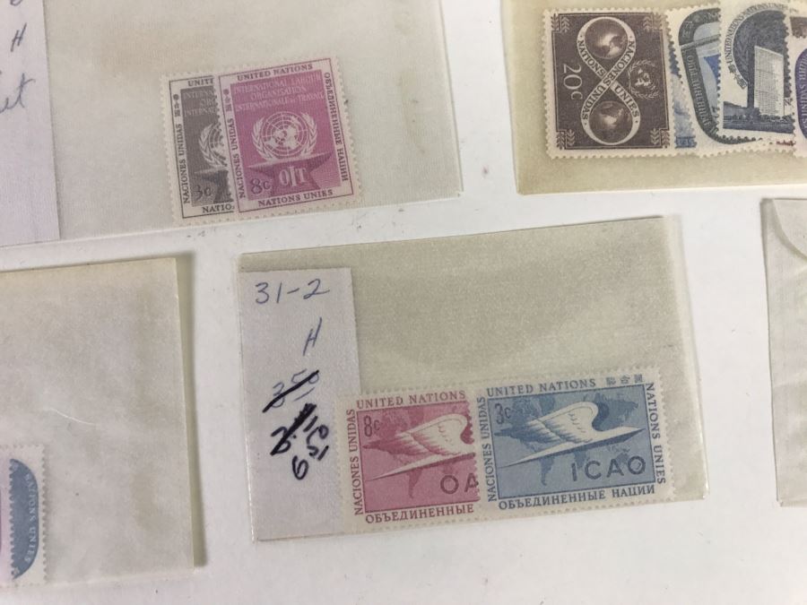 Large Mint Stamp Collection Mainly United Nations Stamps [Photo 21]